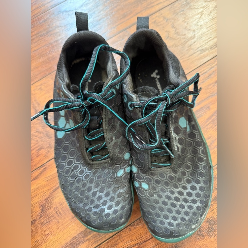 Vivo Barefoot Evo Lite Black Teal Sneakers Running Shoes Hiking | 37 / U/ 7 - Picture 2 of 7